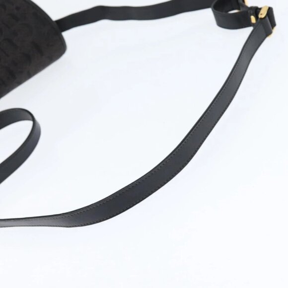 GUCCI Shoulder Bag Nylon Black Gold 001 14 0712 Auth 150087 - Picture 8 of 16